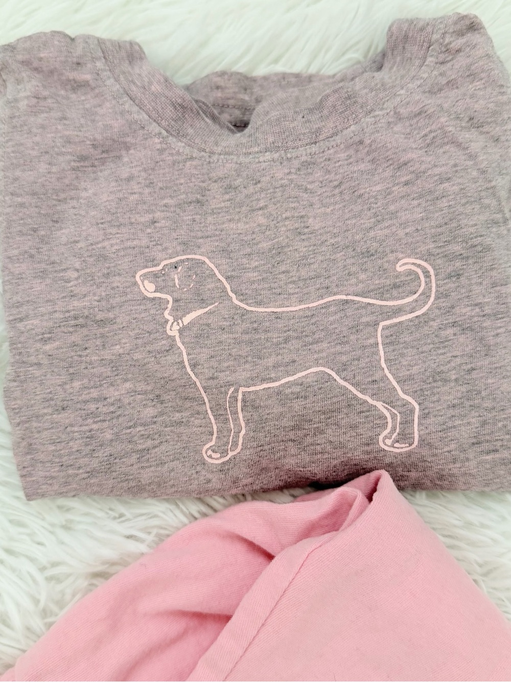 The Black Dog Pink 2 Piece Outfit Set 12M Long Sleeve Top Pants Cotton - Picture 3 of 9